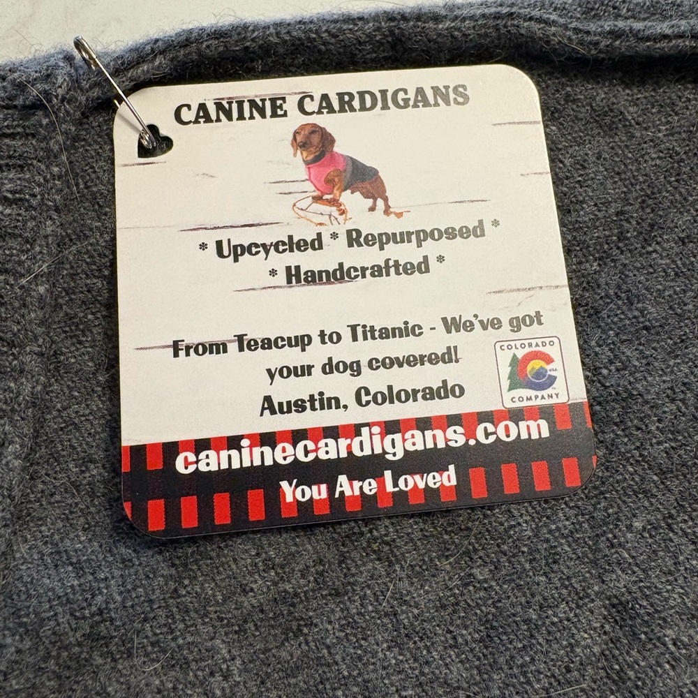 Cashmere Gray Dog Sweater
